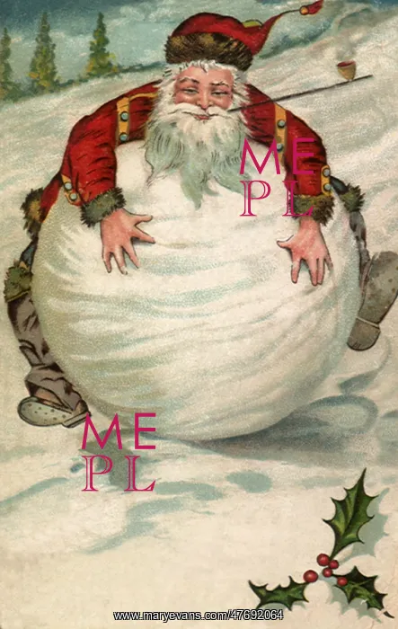  : Santa on Big Snowball
