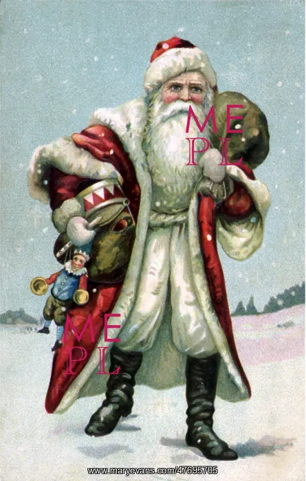  : Santa Carrying Toys