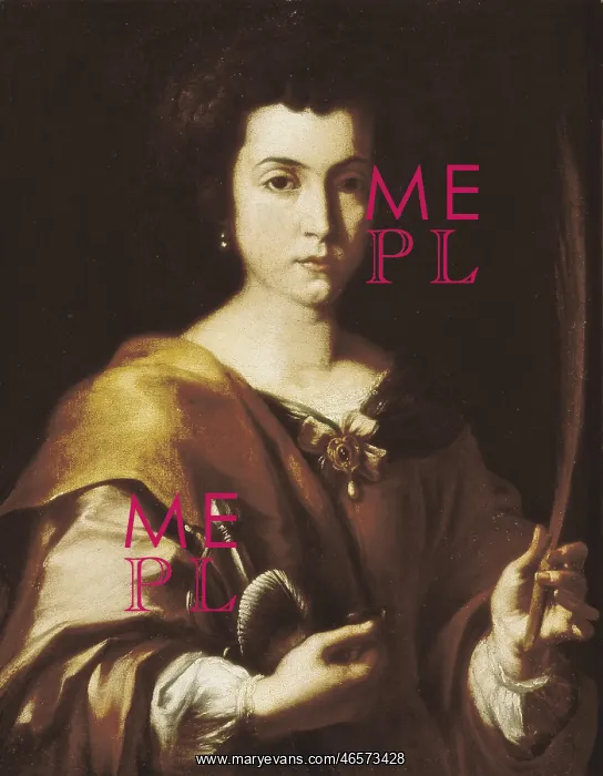 : Santa Catalina, anonymous copy of original by Murillo : Santa Catalina, anonymous copy of original by Murillo