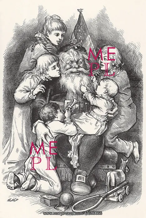  : Santa and Five Children
