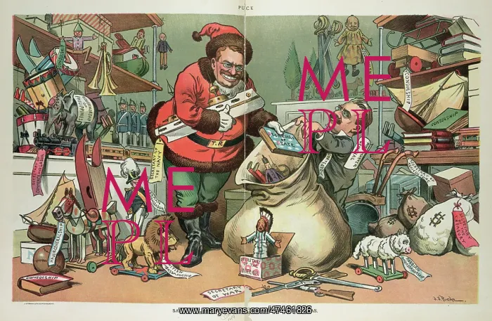 : Santa Claus elect preparing for Christmas : Santa Claus elect preparing for Christmas
