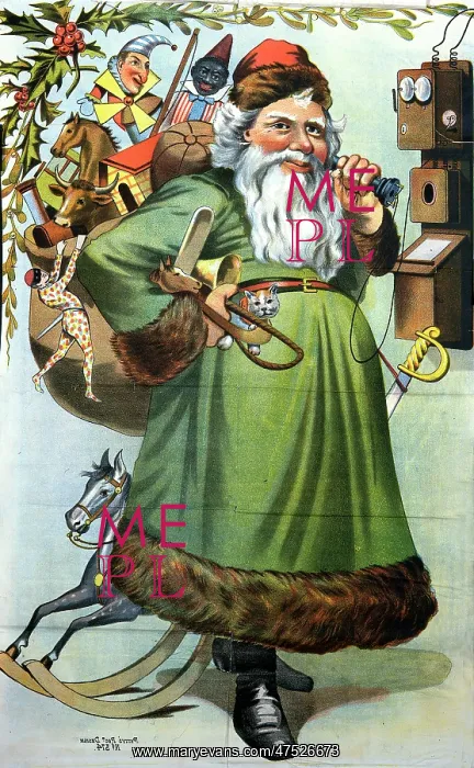 : Santa Claus on the telephone