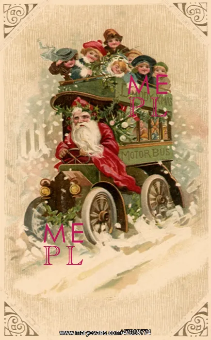  : Santa Driving Bus