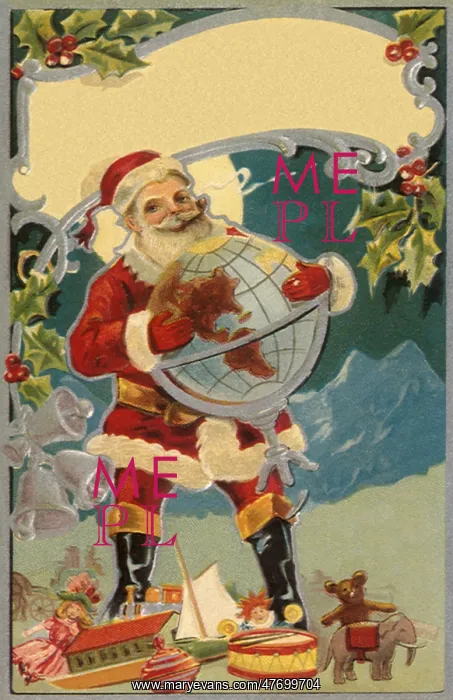  : Santa with Globe