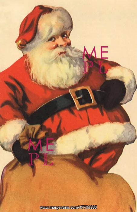  : Santa Holding Bag