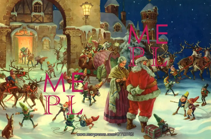  : Santa, His Mrs and Elves