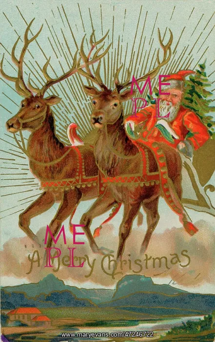 : Santa and Reindeer : Santa and Reindeer