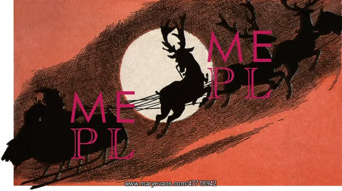  : Santa in Silhouette