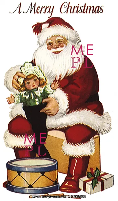  : Santa Stuffs Doll into Stocking