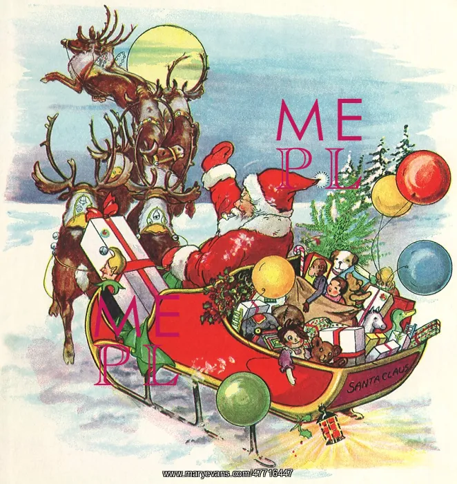 : Santa Taking Flight