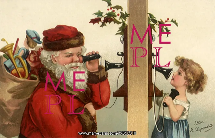  : Santa talks to Girl on Phone