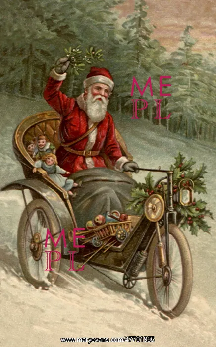  : Santa on Three-Wheeler