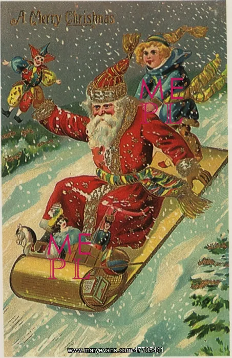  : Santa on Toboggan
