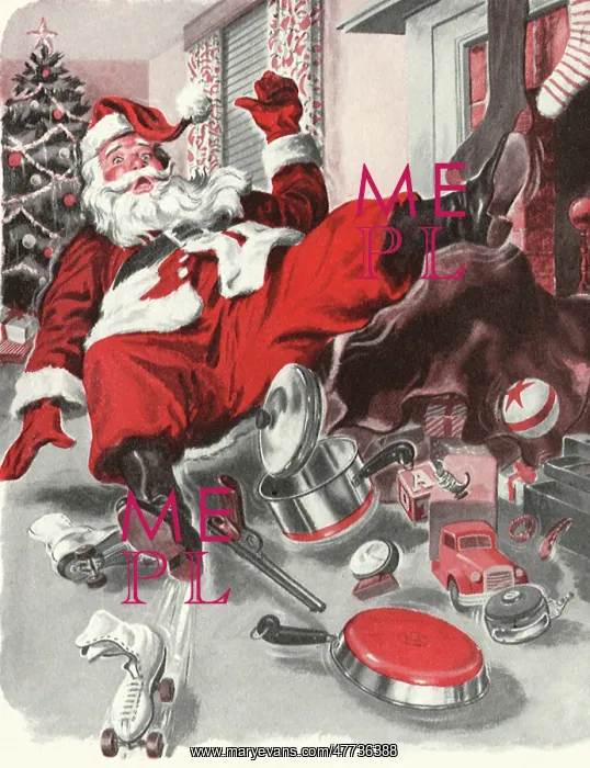  : Santa trips over Toys