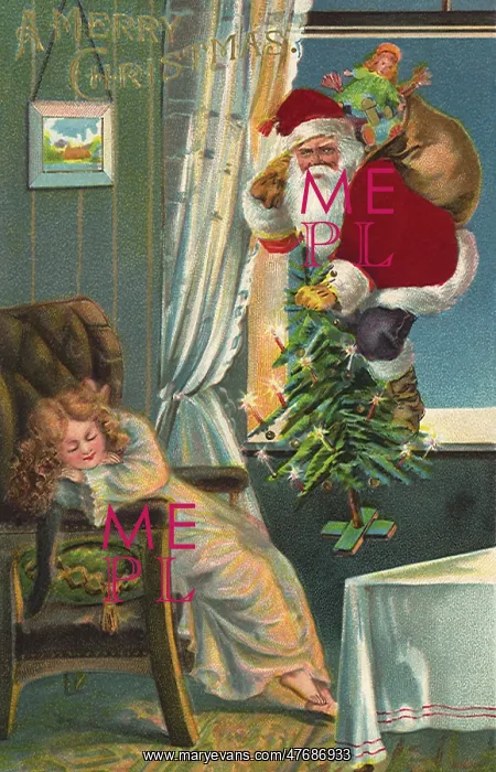  : Santa on Windowsill