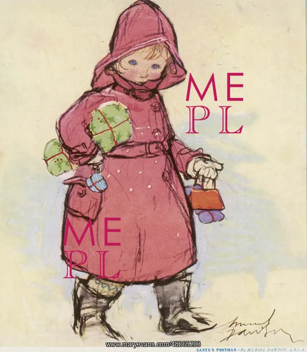 : Santa's Postman by Muriel Dawson : Santa's Postman by Muriel Dawson