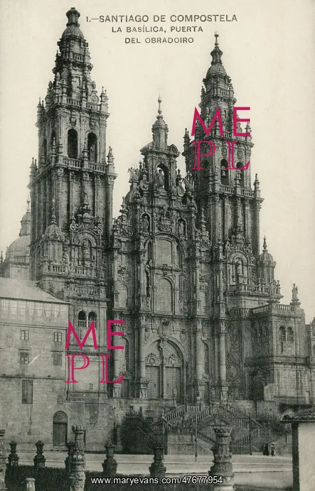 : Santiago de Compostela, Spain - The Basilica : Santiago de Compostela, Spain - The Basilica