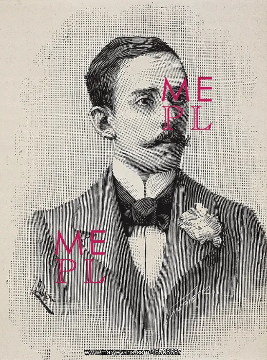 : SANTOS DUMONT, Alberto (1873-1932). Brazilian aviator : SANTOS DUMONT, Alberto (1873-1932). Brazilian aviator