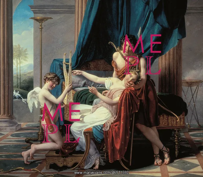 : Sappho and Phaon, by Jacques-Louis David : Sappho and Phaon, by Jacques-Louis David