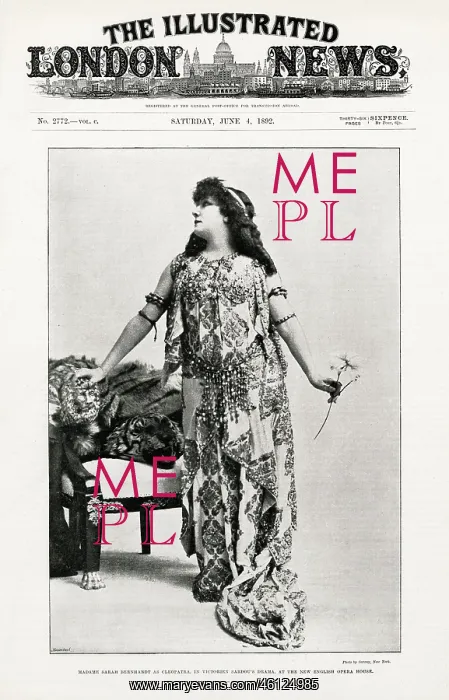 : Sarah Bernhardt as Cleopatra : Sarah Bernhardt as Cleopatra