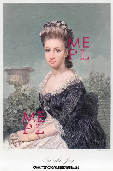 : SARAH JAY. SARAH VAN BRUGH JAY (1757 - 1802), wife of American diplomat John Jay : SARAH JAY. SARAH VAN BRUGH JAY (1757 - 1802), wife of American diplomat John Jay