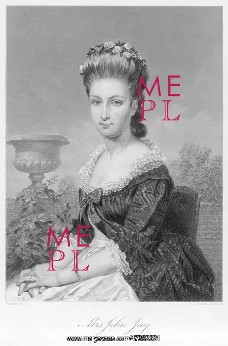 : SARAH JAY. SARAH VAN BRUGH JAY (1757 - 1802), wife of American diplomat John Jay : SARAH JAY. SARAH VAN BRUGH JAY (1757 - 1802), wife of American diplomat John Jay