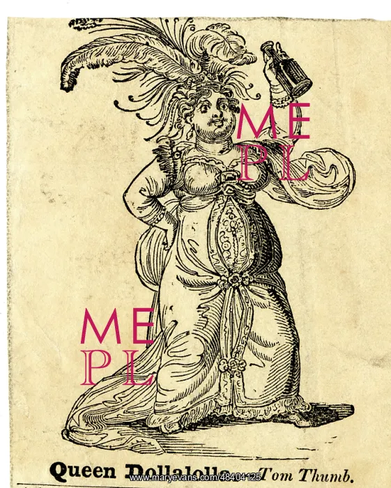  : Sarah Liston as Queen Dollalolla in Tom Thumb