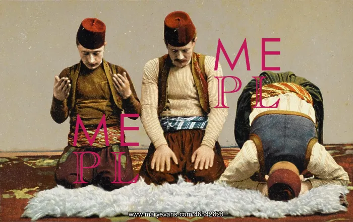  : Sarajevo - Three Young Turks praying