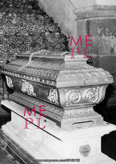 : The sarcophagus of Anton Bruckner, 1940 : The sarcophagus of Anton Bruckner, 1940