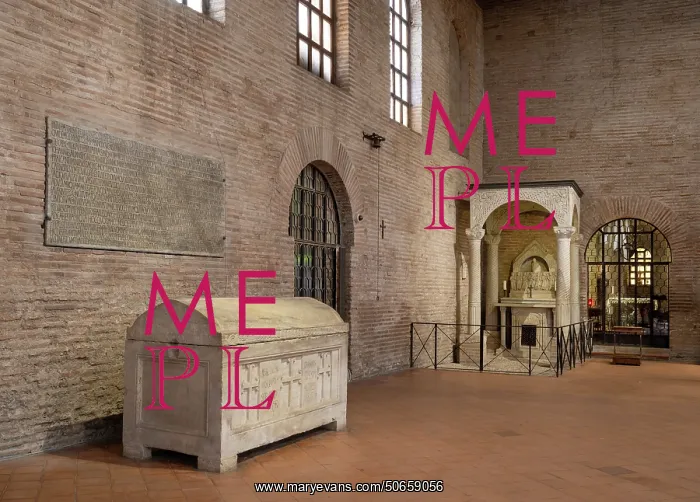  : Sarcophagus, ciborium, Basilica of Sant'Apollinare in Classe