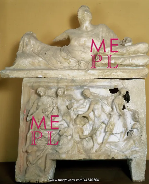 : Sarcophagus with the matricide of : Sarcophagus with the matricide of