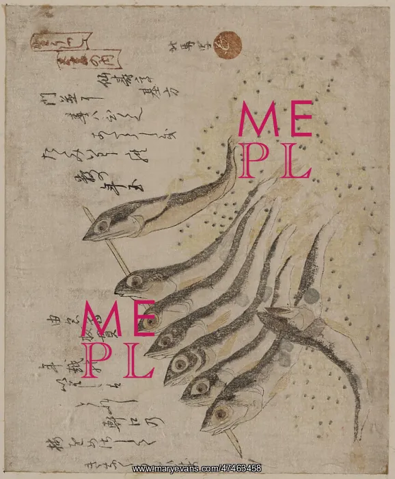: Sardines. Print shows sardines on a short rod. Date between 1810 and 1818 : Sardines. Print shows sardines on a short rod. Date between 1810 and 1818