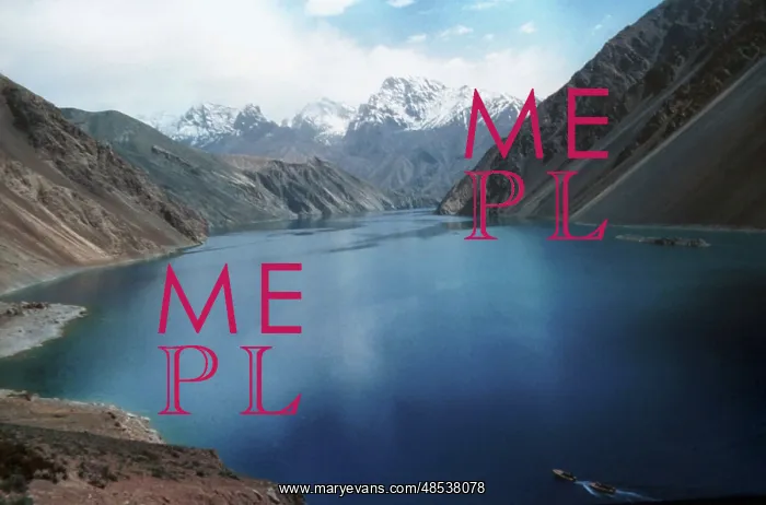 : Sarez lake in Pamir Mountains, 1999 : Sarez lake in Pamir Mountains, 1999