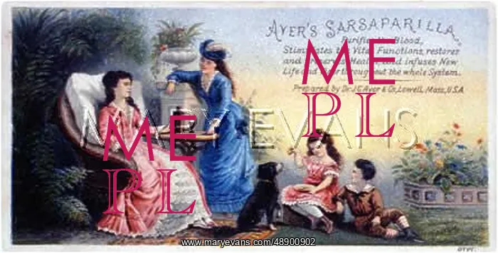 : SARSAPARILLA ADVERT CARD : SARSAPARILLA ADVERT CARD