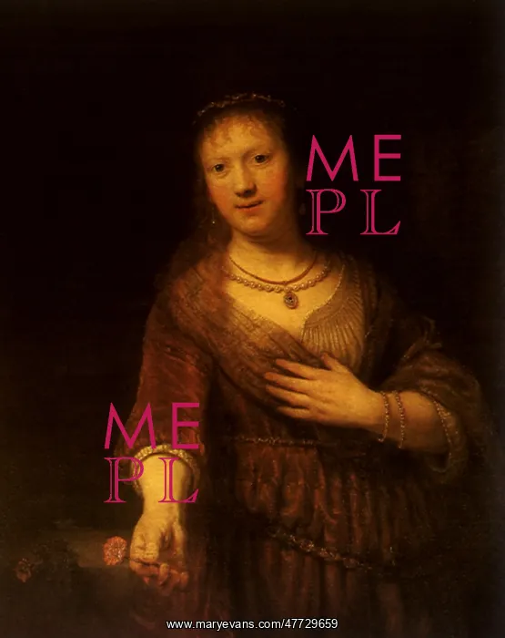 : Saskia as Flora, by Rembrandt : Saskia as Flora, by Rembrandt