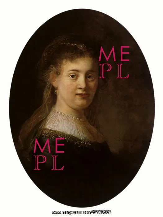 : Saskia with a Veil, by Rembrandt : Saskia with a Veil, by Rembrandt
