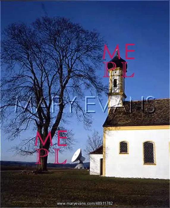 : SATELLITE DISH & CHURCH : SATELLITE DISH & CHURCH