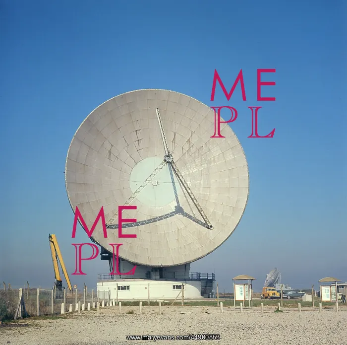 : Satellite at Goonhilly Earth Station, Cornwall : Satellite at Goonhilly Earth Station, Cornwall