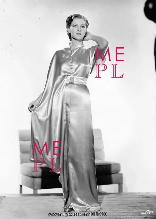 : A satin negligee designed by Dolly Tree for Ann Morriss : A satin negligee designed by Dolly Tree for Ann Morriss