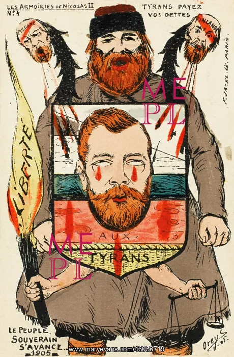 : Satire on Tsar Nicholas II of Russia : Satire on Tsar Nicholas II of Russia