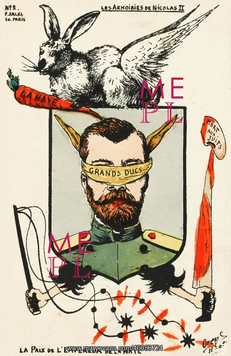 : Satire on Tsar Nicholas II of Russia : Satire on Tsar Nicholas II of Russia
