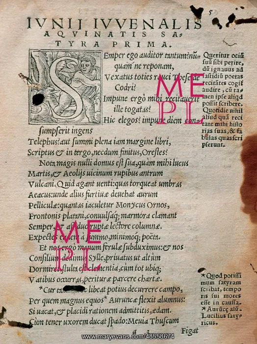 : Satires by Juvenal : Satires by Juvenal