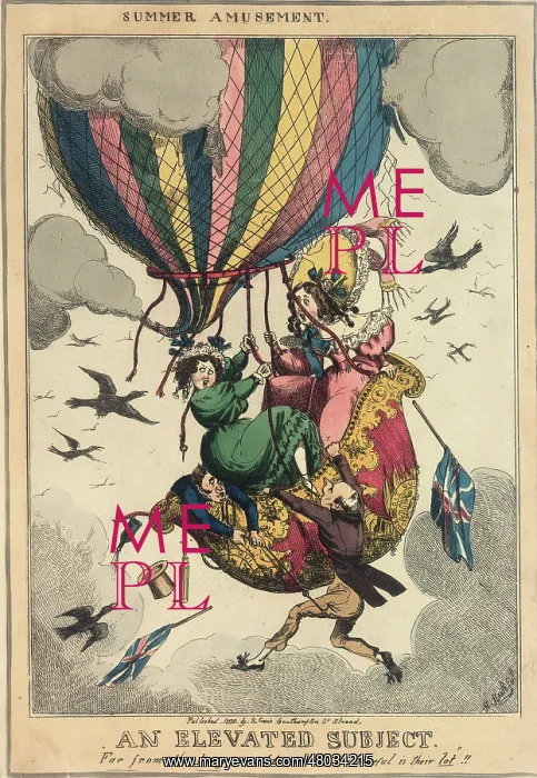 : Satirical ballooning cartoon : Satirical ballooning cartoon