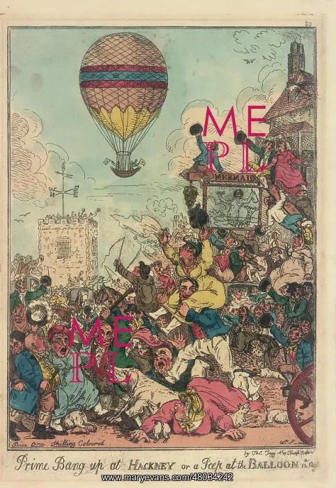 : Satirical ballooning cartoon : Satirical ballooning cartoon