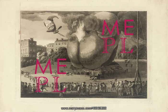 : Satirical ballooning cartoon : Satirical ballooning cartoon
