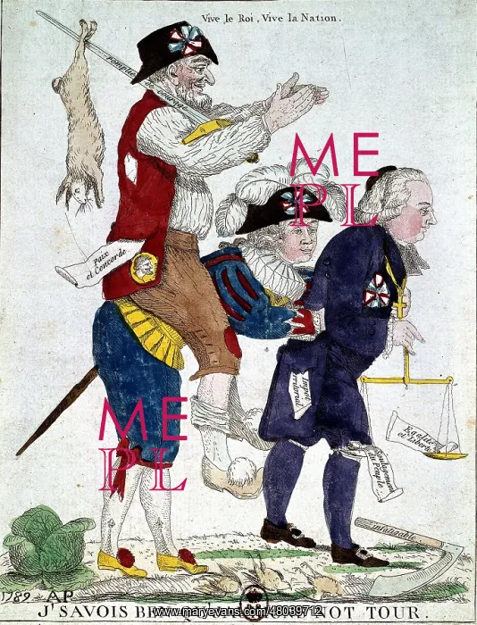  : Satirical Cartoon About the Three