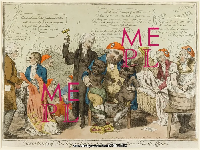 : Satirical cartoon, Divertions of Purley : Satirical cartoon, Divertions of Purley