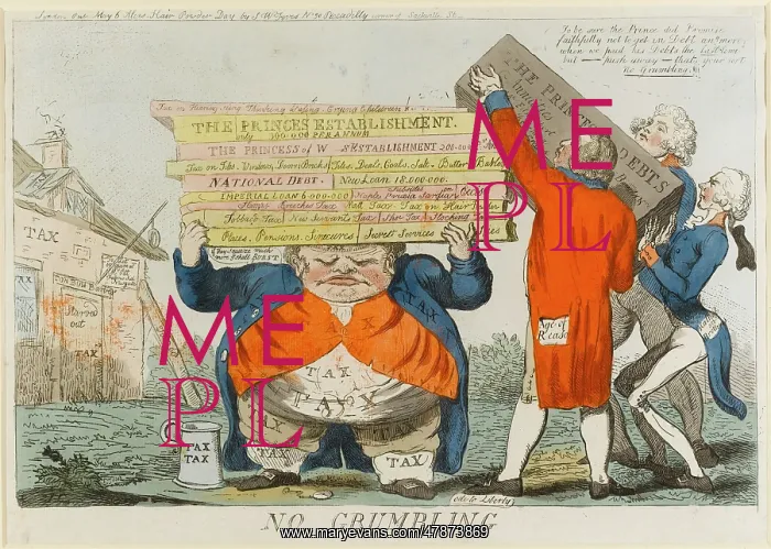 : Satirical cartoon, No Grumbling : Satirical cartoon, No Grumbling