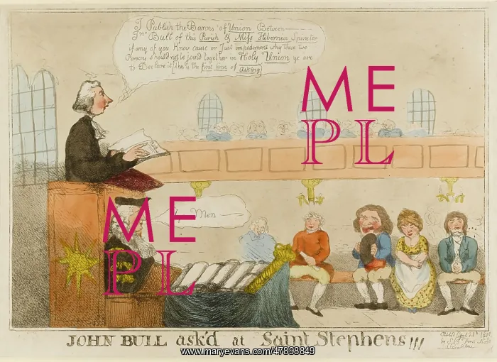 : Satirical cartoon, John Bull ask'd at Saint Stephens !!! : Satirical cartoon, John Bull ask'd at Saint Stephens !!!