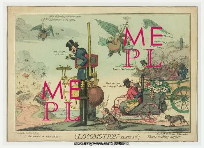 : Satirical cartoon, Locomotion Plate 2 : Satirical cartoon, Locomotion Plate 2